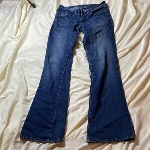 Bullhead - Womens' Flared Low Rise Blue Jean Pants - Size 9L
